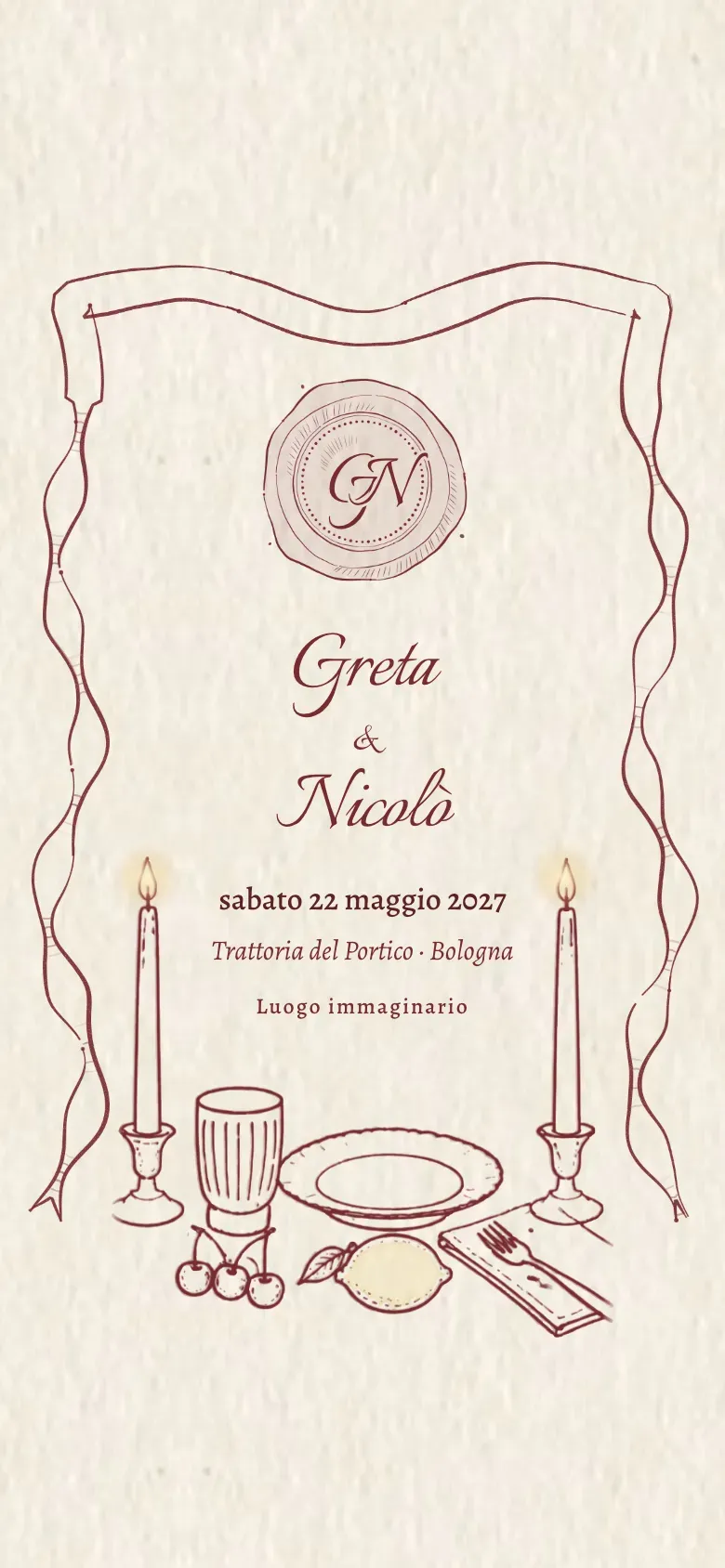 Sito del matrimonio · Amélie · Smartphone