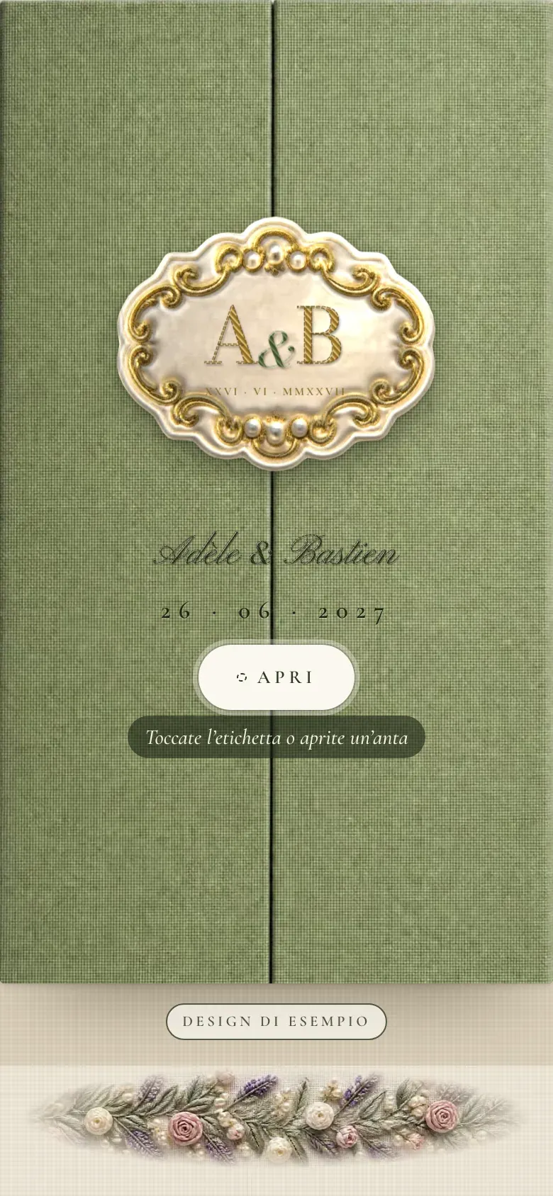 Sito del matrimonio · Petit Point · Smartphone