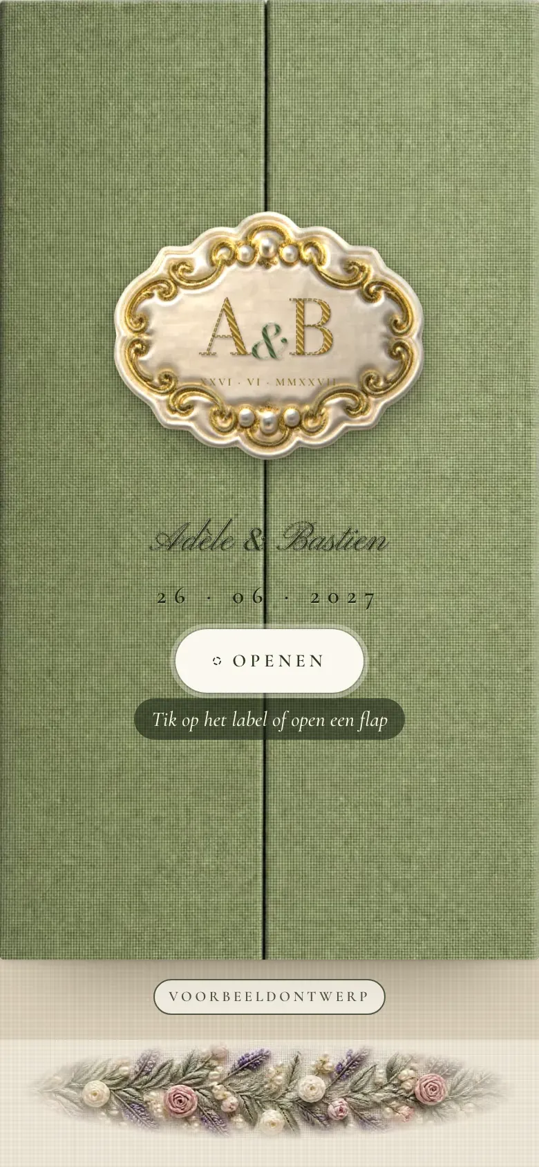 Trouwwebsite · Petit Point · Mobiel
