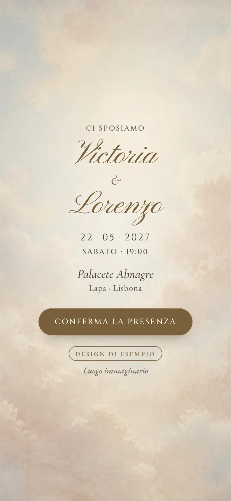 Sito del matrimonio · Florón · Smartphone