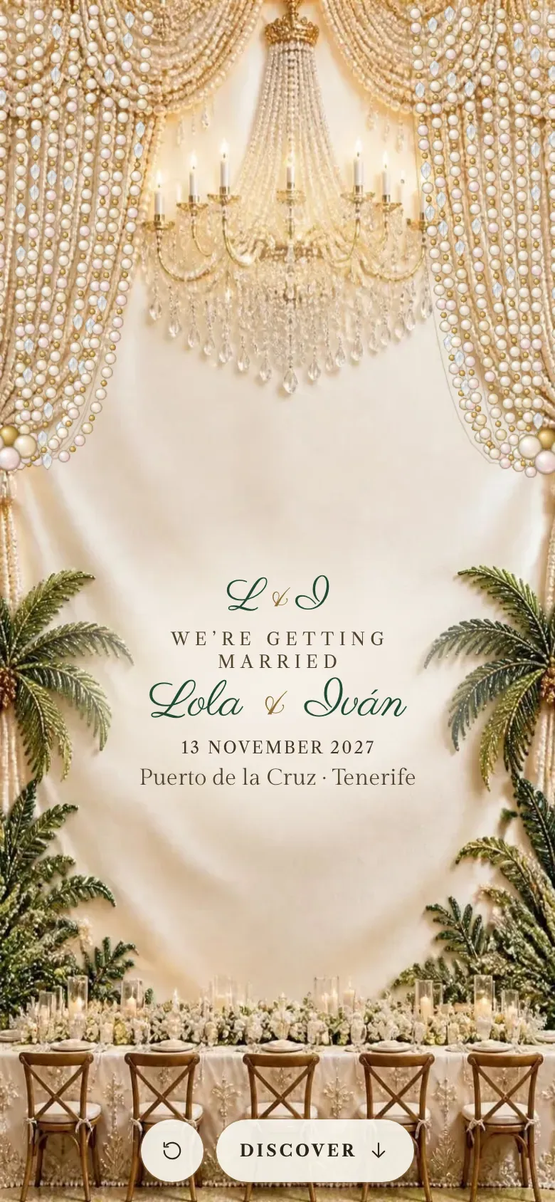 Wedding website · La Gala · Mobile