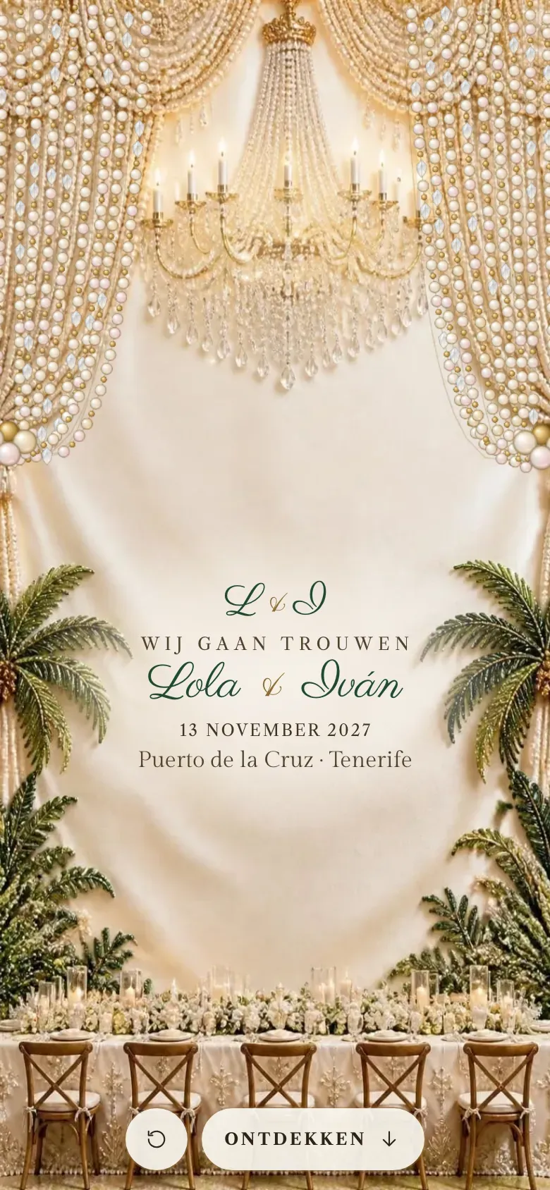 Trouwwebsite · La Gala · Mobiel