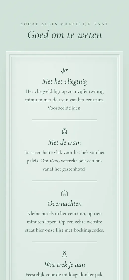 Overnachten en praktische info