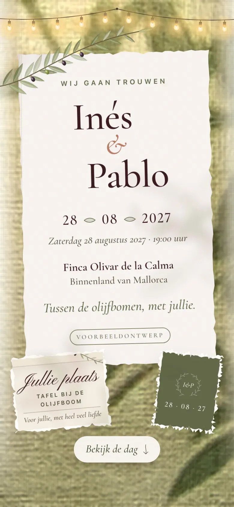 Trouwwebsite · Oliva · Mobiel