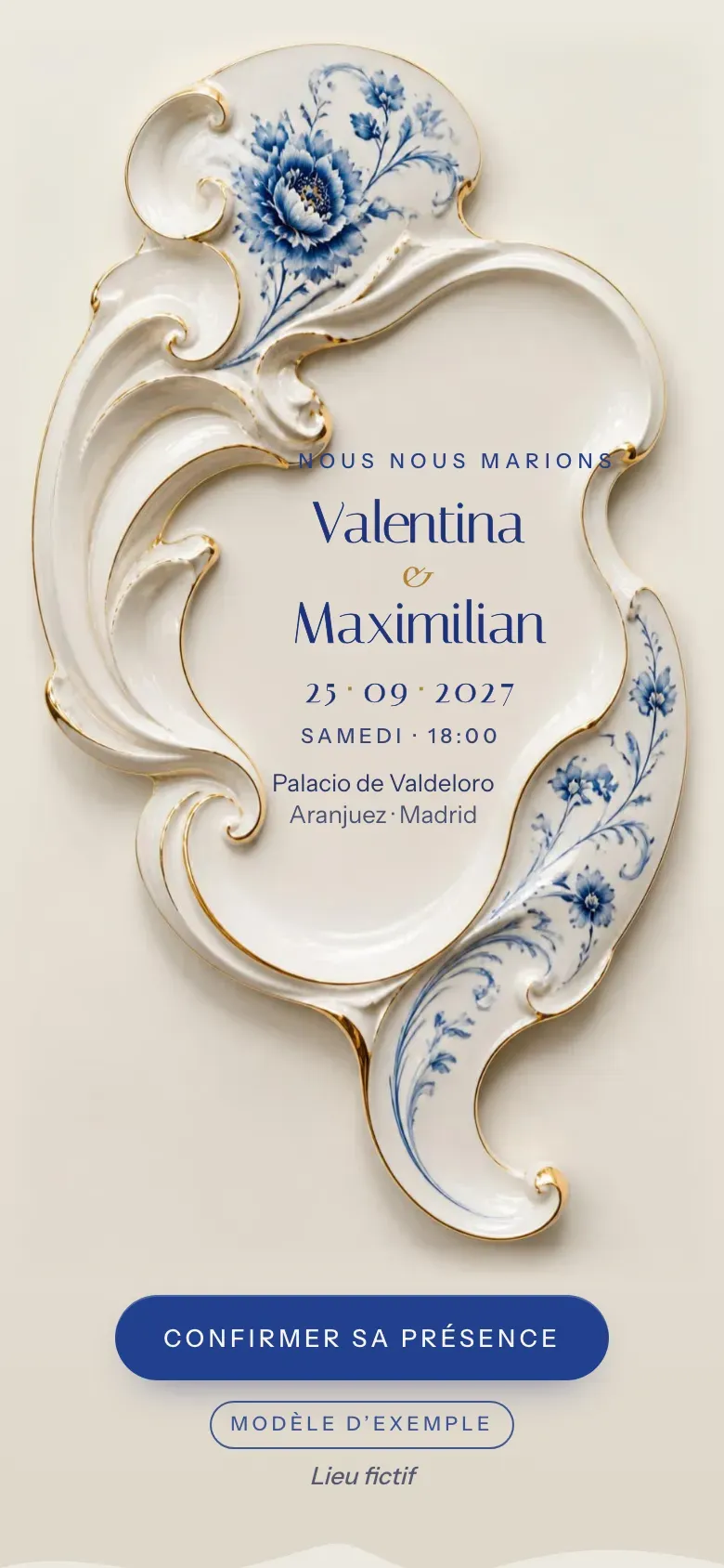 Site de mariage · Rocaille · Mobile