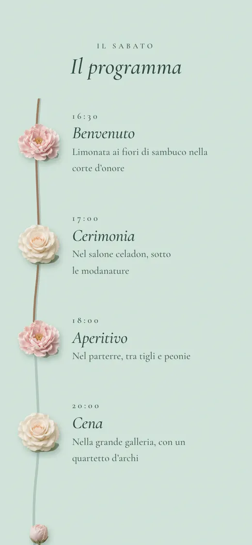 Programma della giornata