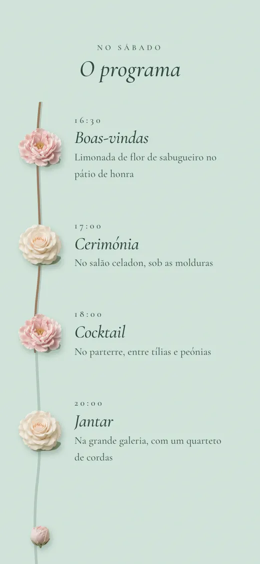 Programa do dia